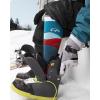 imageOutdoorMaster Ski Socks 2Pair Pack Skiing and Snowboarding Thermal Socks for Men with NonSlip Cuff DesignGrey Blue