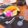 imageOutdoorMaster Wireless Bluetooth 50 Ski Helmet Dropin Headphones HD Speaker Chip Compatible with AudioReady Helmet with Builtin Mic for Motorcycling Easy Control Buttons IP45 SweatResistanceBlue