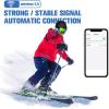 imageOutdoorMaster Wireless Bluetooth 50 Ski Helmet Dropin Headphones HD Speaker Chip Compatible with AudioReady Helmet with Builtin Mic for Motorcycling Easy Control Buttons IP45 SweatResistanceBlack