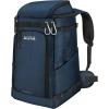 imageOutdoorMaster Ski Boot Bag 65L Snowboard Boots Travel Backpack for Helmet Ski Shoes Goggles Gloves and Accessories Waterproof Exterior ampamp BottomBlue