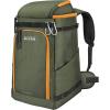 imageOutdoorMaster Ski Boot Bag 65L Snowboard Boots Travel Backpack for Helmet Ski Shoes Goggles Gloves and Accessories Waterproof Exterior ampamp BottomGreen