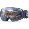 imageOutdoorMaster Ski Goggles Horizon  Snowboard Goggles with Ultra View Frameless Interchangeable Magnetic Lens