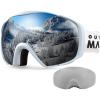 imageOutdoorMaster Ski Goggles with Cover Snowboard Snow Goggles OTG AntiFogAdult A02 Vlt 95