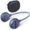 imageOutdoorMaster Wireless Bluetooth 50 Ski Helmet Dropin Headphones HD Speaker Chip Compatible with AudioReady Helmet with Builtin Mic for Motorcycling Easy Control Buttons IP45 SweatResistanceBlue