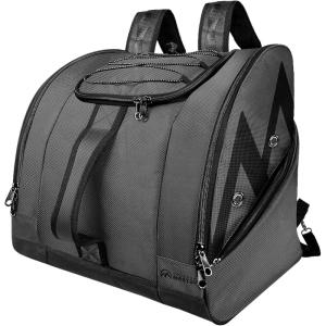 imageOutdoorMaster Boot Bag  50L Ski Boots and Snowboard Boots Bag Excellent for Travel with Waterproof Exterior ampamp Bottom  for Men Women and YouthPolar Bear  Gray