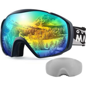 imageOutdoorMaster Ski Goggles with Cover Snowboard Snow Goggles OTG AntiFogAdult Vlt 111