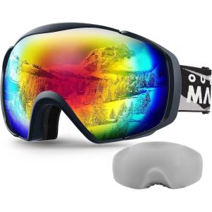 imageOutdoorMaster Ski Goggles with Cover Snowboard Snow Goggles OTG AntiFogYouth Vlt 212