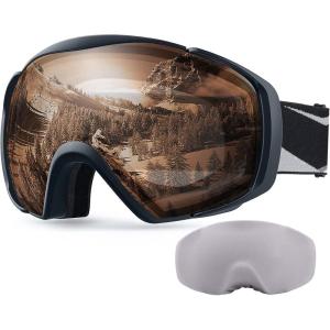 imageOutdoorMaster Ski Goggles with Cover Snowboard Snow Goggles OTG AntiFogYouth Vlt 5801