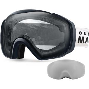 imageOutdoorMaster Ski Goggles with Cover Snowboard Snow Goggles OTG AntiFogYouth Vlt 991