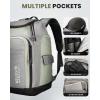 imageOutdoorMaster 50L Ski Boot BagSki and Snowboard Boots Travel Backpack with Helmet Compartment  Waterproof Exterior ampamp BottomGray