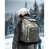 imageOutdoorMaster 50L Ski Boot BagSki and Snowboard Boots Travel Backpack with Helmet Compartment  Waterproof Exterior ampamp BottomGray