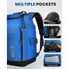 imageOutdoorMaster 50L Ski Boot BagSki and Snowboard Boots Travel Backpack with Helmet Compartment  Waterproof Exterior ampamp BottomNavy