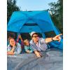 imageOutdoorMaster Beach Tent for 34 Person  Easy Setup and Portable Beach Shade Sun Shelter Canopy with UPF 50 UV Protection Removable Skylight Family SizeBlue