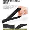 imageOutdoorMaster Bungee Dog Leash Heavy Duty Dog Leash with Shock Absorption 2 Padded Handles Training Leash Improved Dog Safety and Comfort Tan 4 FTBlack