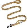 imageOutdoorMaster Bungee Dog Leash Heavy Duty Dog Leash with Shock Absorption 2 Padded Handles Training Leash Improved Dog Safety and Comfort Tan 4 FTBrown