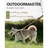 imageOutdoorMaster Bungee Dog Leash Heavy Duty Dog Leash with Shock Absorption 2 Padded Handles Training Leash Improved Dog Safety and Comfort Tan 4 FTKhakiTan