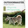 imageOutdoorMaster Bungee Dog Leash Heavy Duty Dog Leash with Shock Absorption 2 Padded Handles Training Leash Improved Dog Safety and Comfort Tan 4 FTMint Green