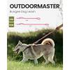 imageOutdoorMaster Bungee Dog Leash Heavy Duty Dog Leash with Shock Absorption 2 Padded Handles Training Leash Improved Dog Safety and Comfort Tan 4 FTPink
