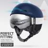 imageOutdoorMaster Diamond MIPS Ski Helmet  Snow Sport Helmet Snowboard Helmet for Men Women ampamp YouthAzure Blue