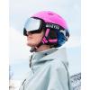 imageOutdoorMaster Kelvin II Ski Helmet  Snow Sport Helmet Snowboard Helmet for Men Women ampamp YouthGradient Pink Blue