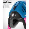 imageOutdoorMaster Kelvin II Ski Helmet  Snow Sport Helmet Snowboard Helmet for Men Women ampamp YouthGradient Pink Blue