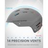 imageOutdoorMaster Kelvin II Ski Helmet  Snow Sport Helmet Snowboard Helmet for Men Women ampamp YouthMatte Gray