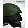 imageOutdoorMaster Kelvin II Ski Helmet  Snow Sport Helmet Snowboard Helmet for Men Women ampamp YouthMatte Green