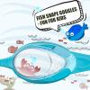 imageOutdoorMaster Kids Swim Goggles 2 Pack  Quick Adjustable Strap Swimming Goggles for Kids  D2 Packa