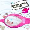 imageOutdoorMaster Kids Swim Goggles 2 Pack  Quick Adjustable Strap Swimming Goggles for Kids  D2 Packc