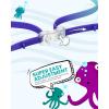 imageOutdoorMaster Kids Swim Goggles 2 Pack  Quick Adjustable Strap Swimming Goggles for Kids  D2 Packsilver Blue