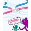 imageOutdoorMaster Kids Swim Goggles 2 Pack  Quick Adjustable Strap Swimming Goggles for Kids  D2 Packsilver Pink