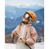imageOutdoorMaster MIPS Kids Ski Helmet Snowboard Helmet for Boys Girls ampamp Youth Durable PC Shell Protective EPS Foam ampamp 12 Cooling Vents Dial Fit Snow Helmet Certified Snow Sport Snowboarding HelmetGlossy Dark Orange
