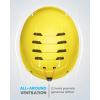 imageOutdoorMaster MIPS Kids Ski Helmet Snowboard Helmet for Boys Girls ampamp Youth Durable PC Shell Protective EPS Foam ampamp 12 Cooling Vents Dial Fit Snow Helmet Certified Snow Sport Snowboarding HelmetMatte Yellow