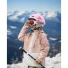 imageOutdoorMaster MIPS Kids Ski Helmet Snowboard Helmet for Boys Girls ampamp Youth Durable PC Shell Protective EPS Foam ampamp 12 Cooling Vents Dial Fit Snow Helmet Certified Snow Sport Snowboarding HelmetGlossy Pink