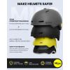 imageOutdoorMaster MIPS Ski Helmet Snowboard Helmet for Men Women ampamp Youth Snow Helmet with 8 Adjustable Vents PC Shell ampamp EPS Foam Snowboarding Helmet Dial Fit Snow Sport Helmet Certified Skiing HelmetMatte Graphite
