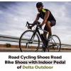 imageOutdoorMaster Mens Road Cycling Shoes Road Bike Shoes with Peloton Indoor Pedal of Delta Outdoor for Unisex Cycling Riding Shoes with 2 Cleat CompatibleNavy Blue
