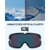 imageOutdoorMaster Owl Ski Goggles OTG Snow Snowboard Goggles for Men Women Youth AntiFog 100 UV ProtectionBlvlt 16 Revo Colorful