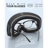 imageOutdoorMaster Owl Ski Goggles OTG Snow Snowboard Goggles for Men Women Youth AntiFog 100 UV ProtectionBlvlt 99 Clear