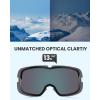 imageOutdoorMaster Owl Ski Goggles OTG Snow Snowboard Goggles for Men Women Youth AntiFog 100 UV ProtectionWhvlt 13 Revo Pink
