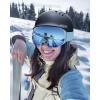 imageOutdoorMaster Ski Helmet  Takin SnowboardHelmet with Visor Adjustable Dial Fit 10 Vents  Durable ABS Shell ampamp ShockAbsorbing EPS Core  Snow Sport Helmet for Men Women ampamp YouthBlack