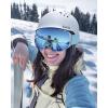 imageOutdoorMaster Ski Helmet  Takin SnowboardHelmet with Visor Adjustable Dial Fit 10 Vents  Durable ABS Shell ampamp ShockAbsorbing EPS Core  Snow Sport Helmet for Men Women ampamp YouthGray