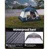 imageOutdoorMaster Tents 46 Person Camping Tent with Dark Space Technology Easy Setup in 60 Seconds Weatherproof Pop Up Tent for Camping with Top Rainfly Instant Cabin Tent