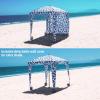 imageQipi Beach Cabana  Easy to Set Up Canopy Waterproof Portable 6 x 6 Beach Shelter Included Side Wall Shade with UPF 50 UV Protection Ultimate Sun Umbrella  for Kids Family ampamp FriendsSea Life