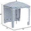imageQipi Beach Cabana  Easy to Set Up Canopy Waterproof Portable 6 x 6 Beach Shelter Included Side Wall Shade with UPF 50 UV Protection Ultimate Sun Umbrella  for Kids Family ampamp FriendsSilverthorne Wave