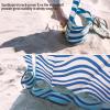 imageQipi Beach Cabana  Easy to Set Up Canopy Waterproof Portable 6 x 6 Beach Shelter Included Side Wall Shade with UPF 50 UV Protection Ultimate Sun Umbrella  for Kids Family ampamp FriendsSilverthorne Wave
