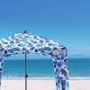 imageQipi Beach Cabana  Easy to Set Up Canopy Waterproof Portable 6 x 6 Beach Shelter Included Side Wall Shade with UPF 50 UV Protection Ultimate Sun Umbrella  for Kids Family ampamp FriendsSea Life