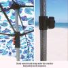imageQipi Beach Cabana  Easy to Set Up Canopy Waterproof Portable 6 x 6 Beach Shelter Included Side Wall Shade with UPF 50 UV Protection Ultimate Sun Umbrella  for Kids Family ampamp FriendsSea Life