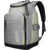 imageOutdoorMaster 50L Ski Boot BagSki and Snowboard Boots Travel Backpack with Helmet Compartment  Waterproof Exterior ampamp BottomGray