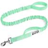 imageOutdoorMaster Bungee Dog Leash Heavy Duty Dog Leash with Shock Absorption 2 Padded Handles Training Leash Improved Dog Safety and Comfort Tan 4 FTMint Green
