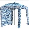 imageQipi Beach Cabana  Easy to Set Up Canopy Waterproof Portable 6 x 6 Beach Shelter Included Side Wall Shade with UPF 50 UV Protection Ultimate Sun Umbrella  for Kids Family ampamp FriendsSilverthorne Wave